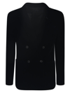 Giorgio Armani Double-breasted Velvet Blazer In Uc99