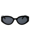 Marc Jacobs Black Grey Acetate Sunglasses In 80s2k Black White