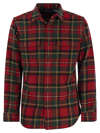 Polo Ralph Lauren Long Sleeve Sport Shirt In Red