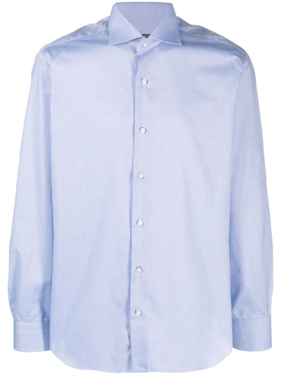 Barba Napoli Shirt In Light Blue