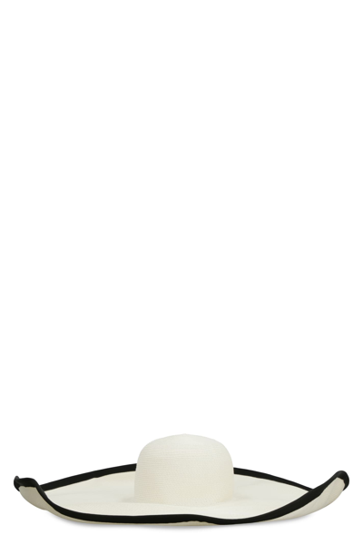 Max Mara Robert Wide-brimmed Hat In White