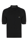 VIVIENNE WESTWOOD BEA LOGO KNITTED T-SHIRT