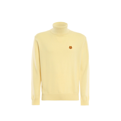 Kenzo Wool Pullover In Yellow