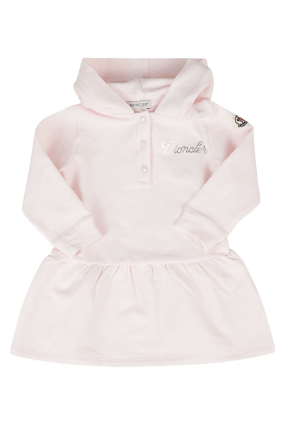 Moncler Babies' Dress In Light Pink
