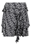 Miss Blumarine Mini In Black Snow White