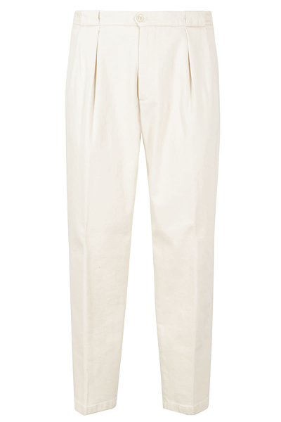 Briglia 1949 Cotton Trousers In Beige