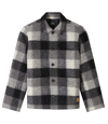 Apc Gray Emile Jacket In Lad Anthracite