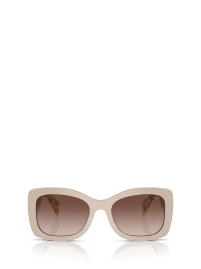 Prada Woman Sunglasses Pr 21zs In Brown Gradient