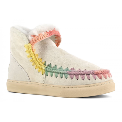 Mou Eskimo Sneaker Bold Rainbow In Grey