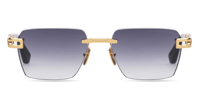 Dita Meta-evo One Dts147-a-01 Rectangle Sunglasses In Grey