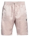 Needles Elastic Waistband Cowboy Bermuda Shorts In Pink