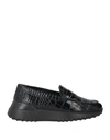 Tod's Happy Moments By Alber Elbaz Woman Loafers Black Size 5 Soft Leather In Black