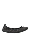 Tod's Woman Ballet Flats Black Size 6 Soft Leather