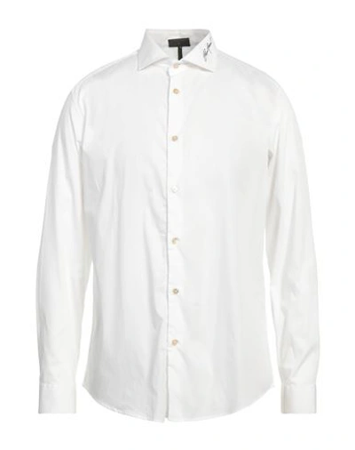 Emporio Armani Man Shirt White Size Xl Cotton