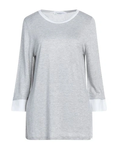 Amina Rubinacci Woman Sweater Grey Size 10 Viscose, Linen