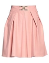Elisabetta Franchi Woman Mini Skirt Pink Size 8 Polyester, Polyurethane Coated