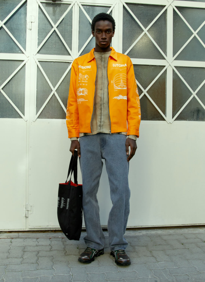 Space Available Utopia Work Jacket In Orange