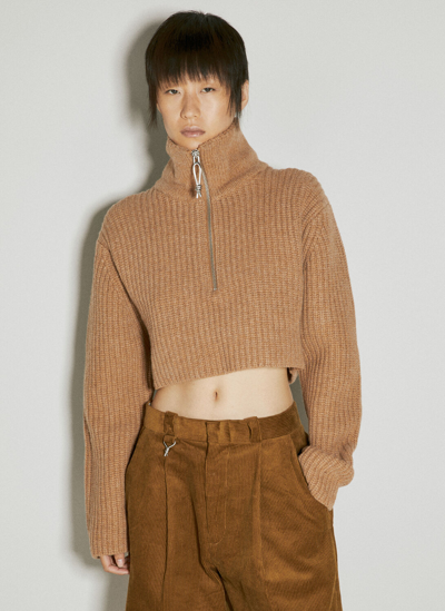 Eytys Kylo 美利诺羊毛短款毛衣 In Beige