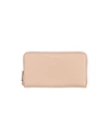 Emporio Armani Woman Wallet Light Brown Size - Soft Leather In Beige