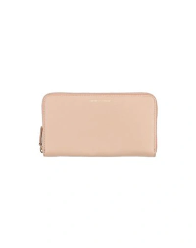 Emporio Armani Woman Wallet Light Brown Size - Soft Leather In Beige