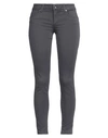 Liu •jo Woman Pants Lead Size 28 Cotton, Polyester, Elastane In Grey
