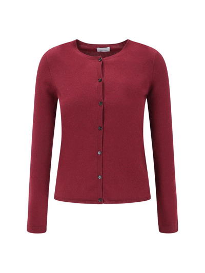 Allude Cardigan In Red