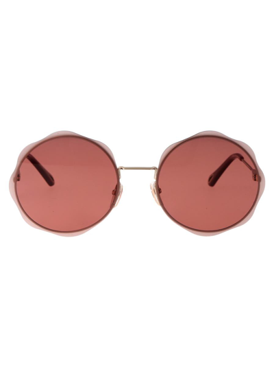 Chloé Chloe Sunglasses In Red