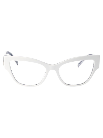 Dolce & Gabbana Optical In 3371 White On Blue Maiolica