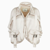 Fendi Ff Pocket-detail Jacket In Brown