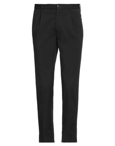 Incotex Man Pants Black Size 30 Cotton, Elastane In Black