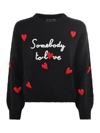 Mc2 Saint Barth Dany Somebody To Love Jumper In Black