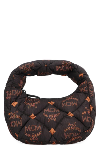 Mcm Aren Hobo Bag In Black