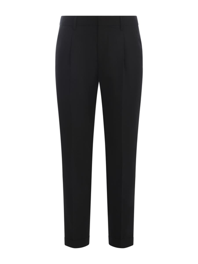 Briglia 1949 Trousers Briglia Tiberios In Virgin Blend In Black