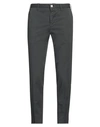Incotex Man Pants Lead Size 38 Cotton, Elastane In Grey
