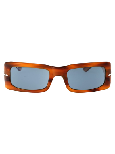 Persol Sunglasses In 960/56 Striped Brown