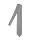 Tom Ford Textured Houndstooth Tie In Grey And Black In Black