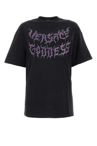 Versace T-shirt In Black