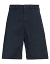 Department Five Department 5 Man Shorts & Bermuda Shorts Midnight Blue Size 32 Cotton, Linen In Black