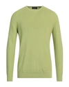Drumohr Man Sweater Acid Green Size 40 Cotton