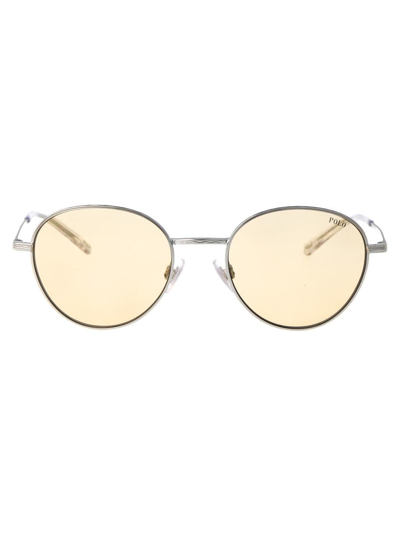 Polo Ralph Lauren 0ph3144 Sunglasses In 9001/8 Shiny Silver
