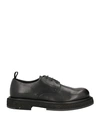 Officine Creative Italia Woman Lace-up Shoes Black Size 9 Soft Leather