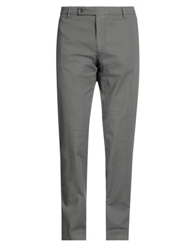 Berwich Man Pants Grey Size 40 Cotton, Lyocell, Elastane