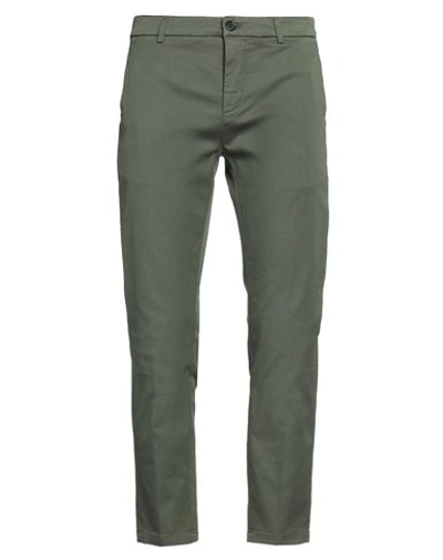 Department 5 Man Pants Military Green Size 31 Cotton, Elastane