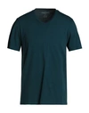 Majestic Filatures Man T-shirt Deep Jade Size M Cotton In Green