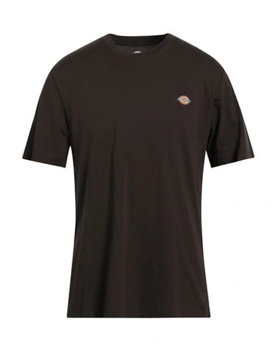 Dickies Man T-shirt Black Size Xs Cotton In Black