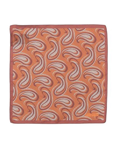 Zegna Man Scarf Tan Size - Silk In Brown