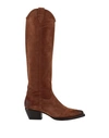 Billi Bi Copenhagen Woman Knee Boots Tan Size 7 Soft Leather In Brown