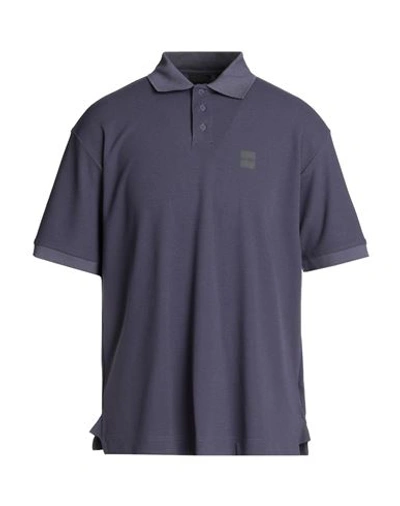 Outhere Man Polo Shirt Dark Purple Size Xxl Polyamide In Purple