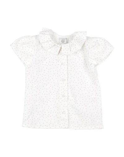 Marlù Babies'  Newborn Girl Shirt Off White Size 3 Cotton