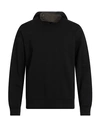 Emporio Armani Man Sweatshirt Black Size M Cotton, Modal